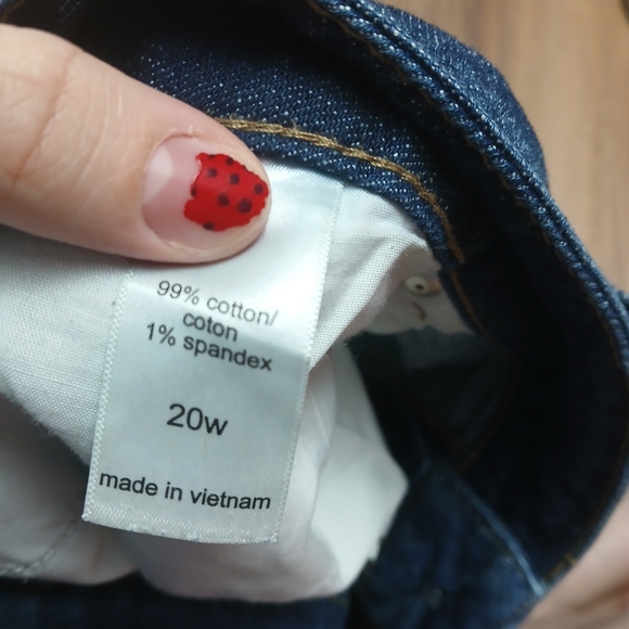 Maurices Dark Blue Distressed Jean Shorts - Picture 8 of 8